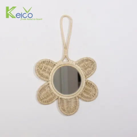 Rattan Export High quality handmade flower rattan for home decoration 60×42 cm for wholesaler - REX-8423070427