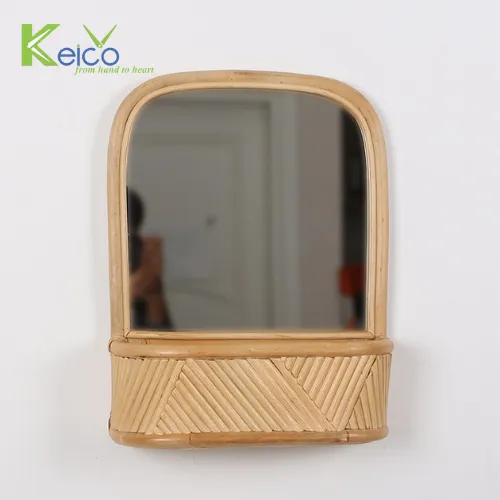 Rattan Export Espejo de pared de ratán de alta calidad 60x15xh80 cm al mejor precio mayorista, fabricado en Vietnam - REX-8423070424