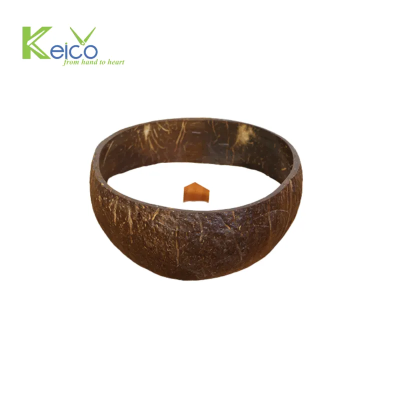 Rattan Export Kokos-Kerzenhalter, hergestellt in Vietnam - REX-8423062712