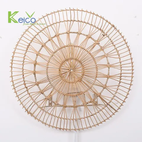 Rattan Export Vintage pendant light for home decor 50x9cm - REX-8423060810