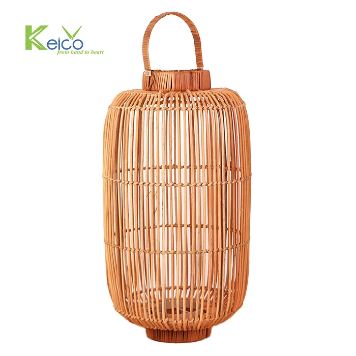 Rattan Export Portavelas de mimbre de nueva colección, fabricado en Vietnam - REX-8423060306