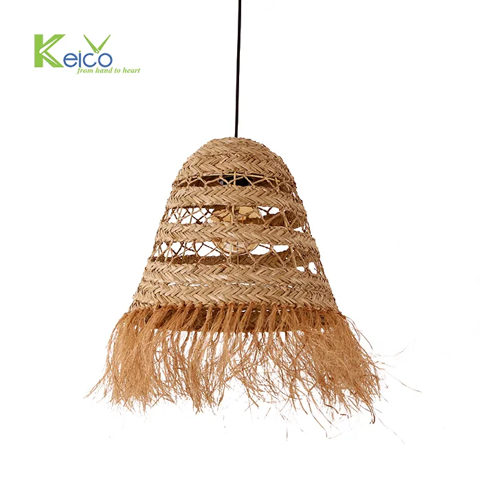 Rattan Export Seagrass pendant light 35x120cm made in Vietnam - REX-8423060203