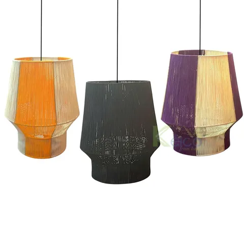 Rattan Export Recycle PP Fabric Lighting Collection – Sustainable Elegance, Inspired by Nature – Part I - REX-25032101