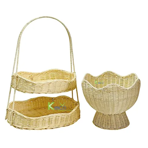 Rattan Export Elegant & einzigartig: Die White-Woven-Elegance-Kollektion – Stilvolle Aufbewahrung für Küche & Wohnzimmer - REX-250310