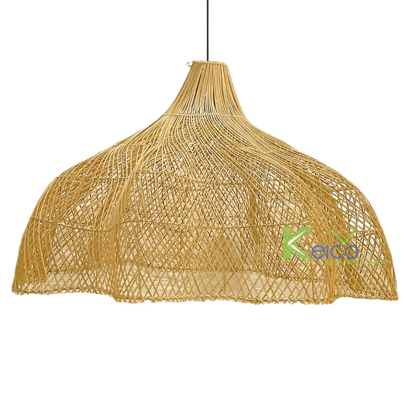 Rattan Export Colección de pantallas grandes: pantalla de cúpula grande de ratán - REX-84230602024-2-1