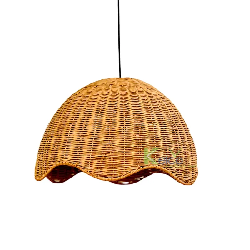 Rattan Export Pantalla de ratán floral de nuevo diseño para decoración del hogar, fabricada en Vietnam KC24051601 - REX-84230602024-1