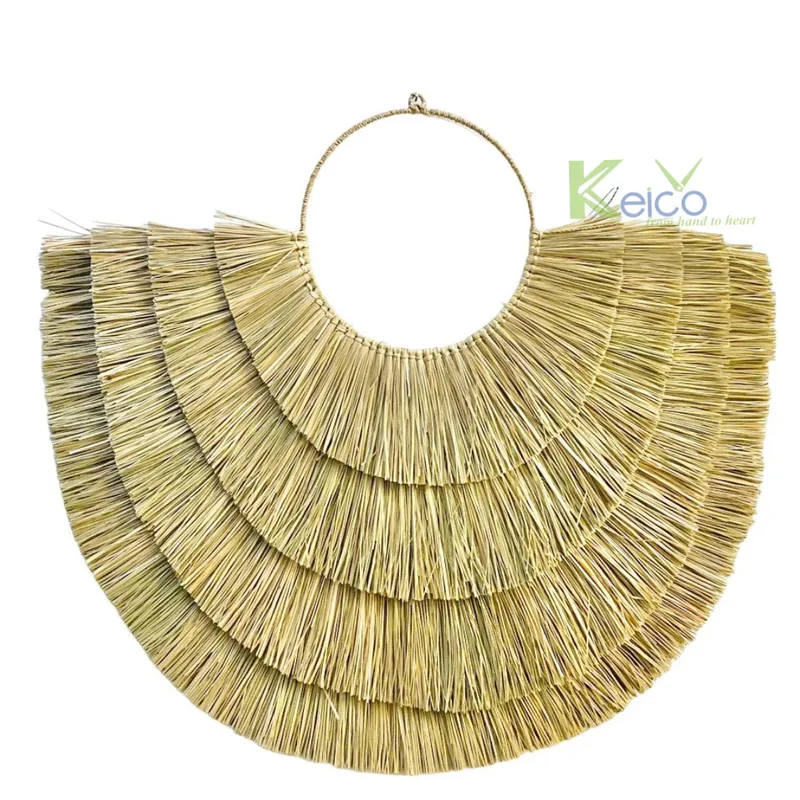 Rattan Export Decoración de pared de hierba marina natural y ecológica 100×100 cm, fabricada en Vietnam - REX-KC23112101