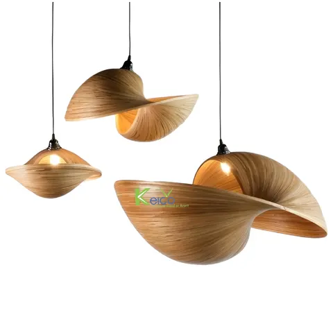 Rattan Export New Outdoor Collection Customize Size Spun Bamboo Lampshade With Natual Color - REX-8423060202-2-1-1-1-1-2-1