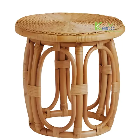 Rattan Export Mesa auxiliar de ratán vietnamita para resort/hotel/restaurante, colección decorativa 2024 - REX-8423071774-2-1