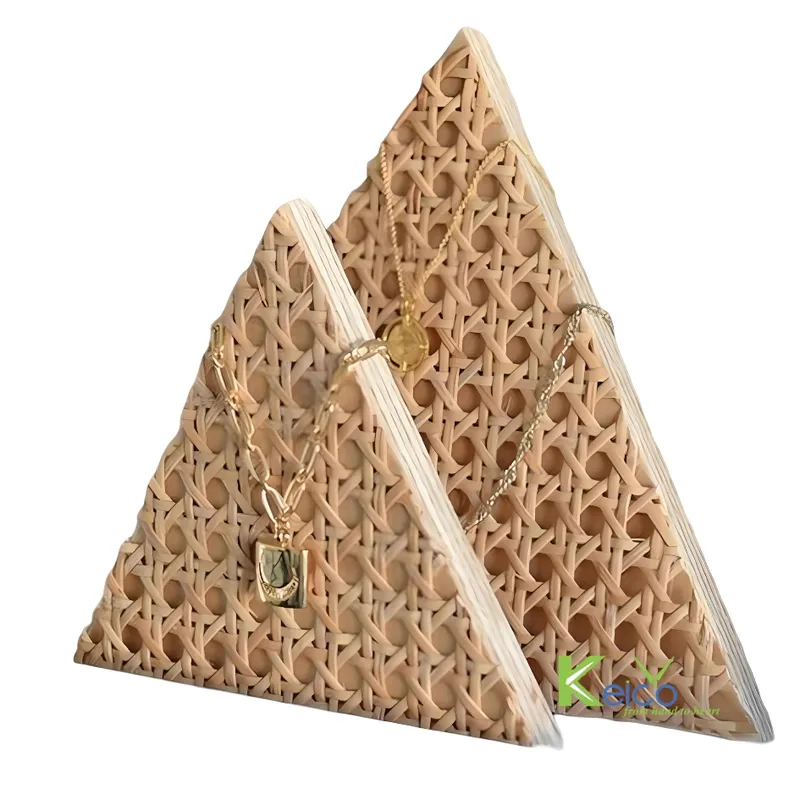 Rattan Export Wood and Rattan Webbing Jewellery Stand for Hanging Jewellry and Home Decoration - REX-8423091312-1-1-2