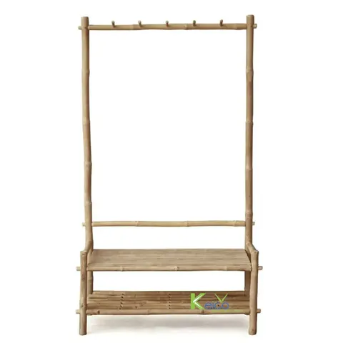 Rattan Export Popular Bamboo Rack Style Minimalist/ Boho/ Scandinavian - REX-KC24022701