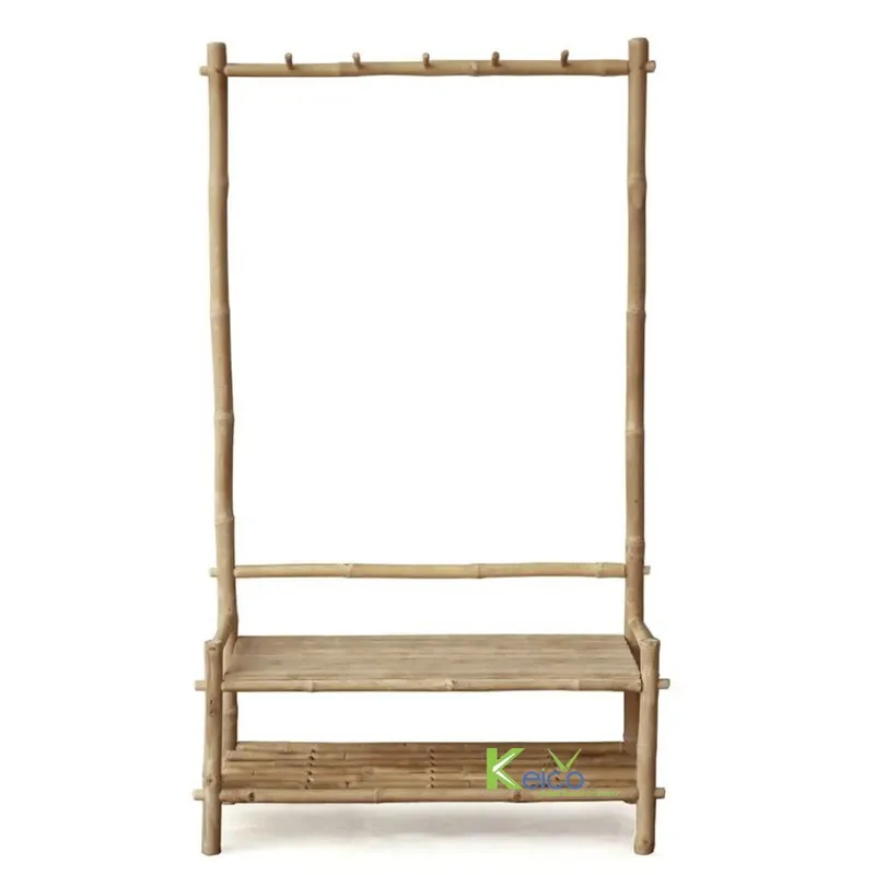 Rattan Export Popular Bamboo Rack Style Minimalist/ Boho/ Scandinavian - REX-KC24022701
