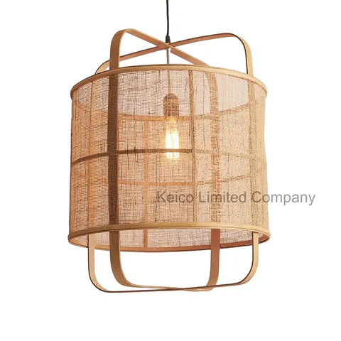 Rattan Export Vietnam woven bamboo lampshades Ø40xH50cm - REX-DVT242151112