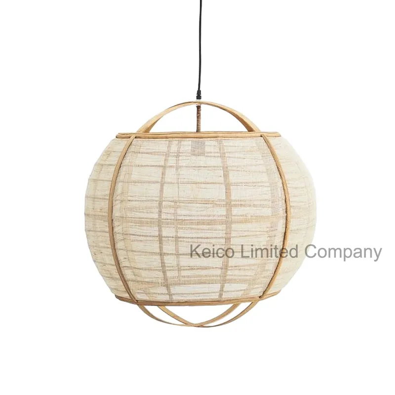 Rattan Export Paralume sospeso boho Ø54xH45cm, prodotto in Vietnam - REX-DVT242151111
