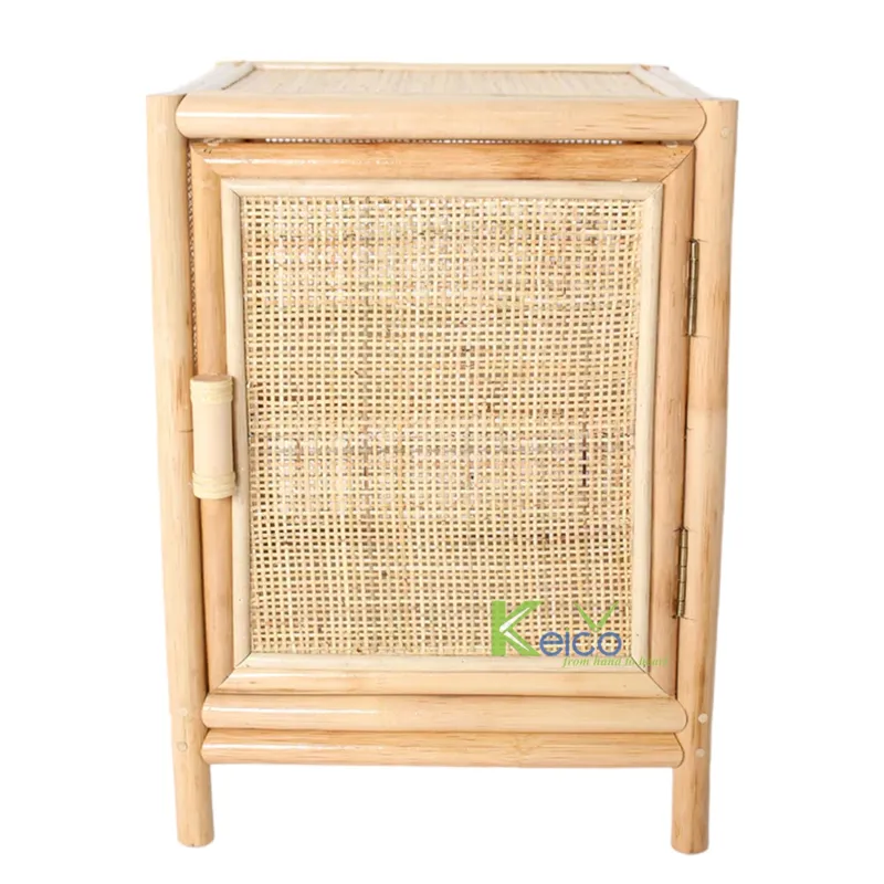 Rattan Export High Quality Rattan and Rattan Webbing Cabinet Elegant Nightstand - REX-2309111988-1-1