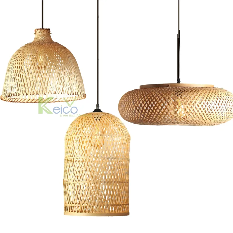 Rattan Export Bestseller-Boho-Lampenschirmkollektion 2023–2024 für Wohndekoration KC23120601 - REX-K2392801-1-1