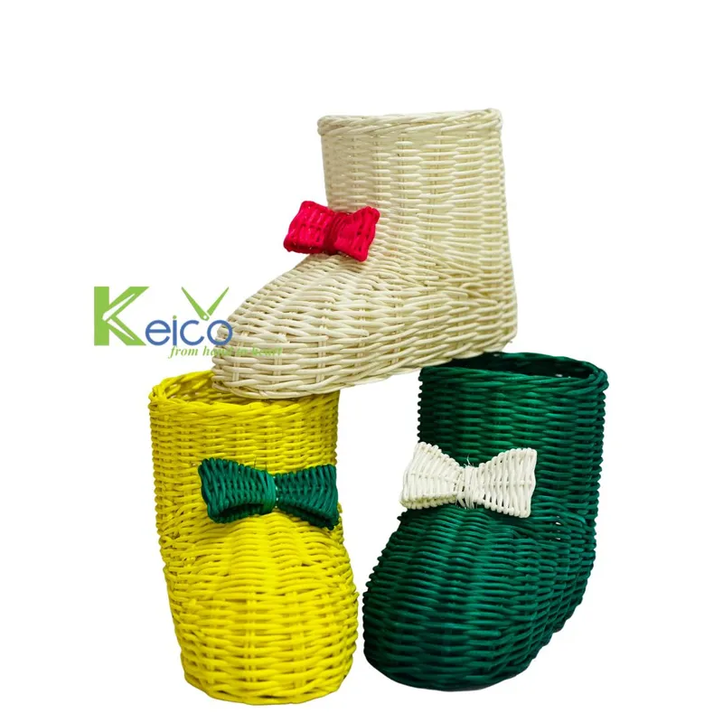 Rattan Export Giày Giáng sinh bằng mây màu tùy chỉnh KC23110701 - REX-K2392502-1