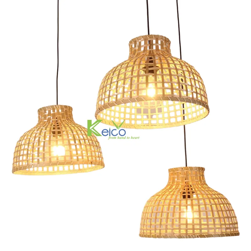 Rattan Export Pantalla retro de bambú hecha a mano, tamaño personalizable K23110101 - REX-K2392801-1