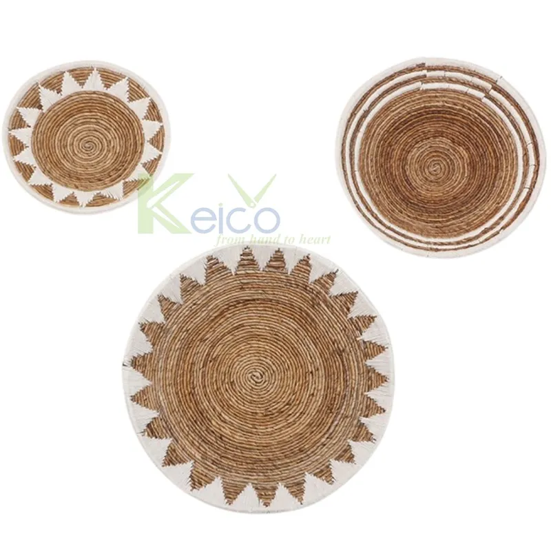 Rattan Export Round Woven Water Hyacinth Wall Decor D40, D50, D60 cm - REX-K23101802