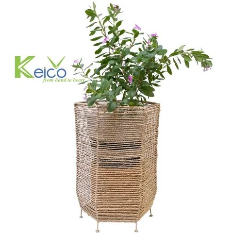 Rattan Export Handmade Seagrass Plant Pot - REX-K23101102