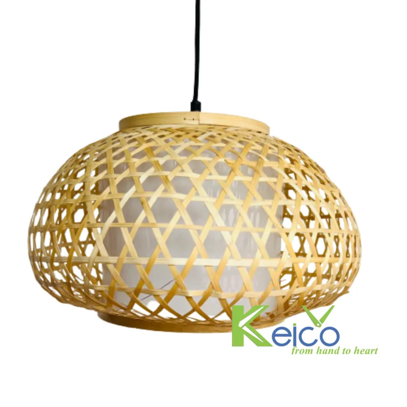 Rattan Export Handmade Retro Bamboo Lampshade - REX-K2392801