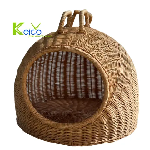 Rattan Export Round Wicker Pet House - REX-K2392303