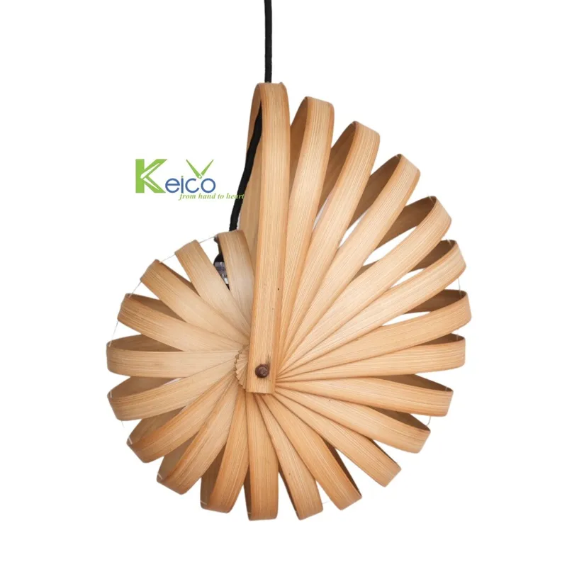 Rattan Export Đèn thả tre hình vỏ ốc - REX-8423091412