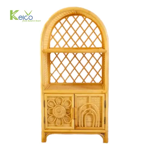 Rattan Export Natural Rattan Arch Hutch Shelf, Storage & Decoration - REX-8423083111