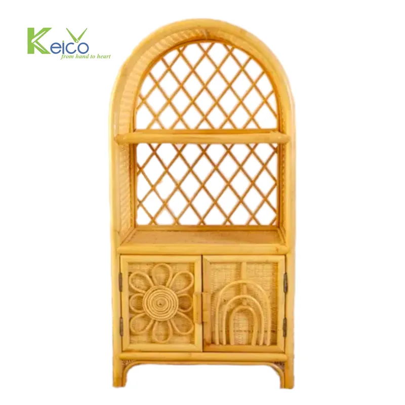 Rattan Export Scaffale ad arco in rattan naturale per stoccaggio e decorazione - REX-8423083111