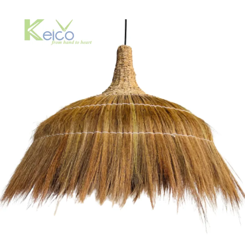 Rattan Export Lámpara colgante de hierba marina de diseño boho único - REX-8423082514