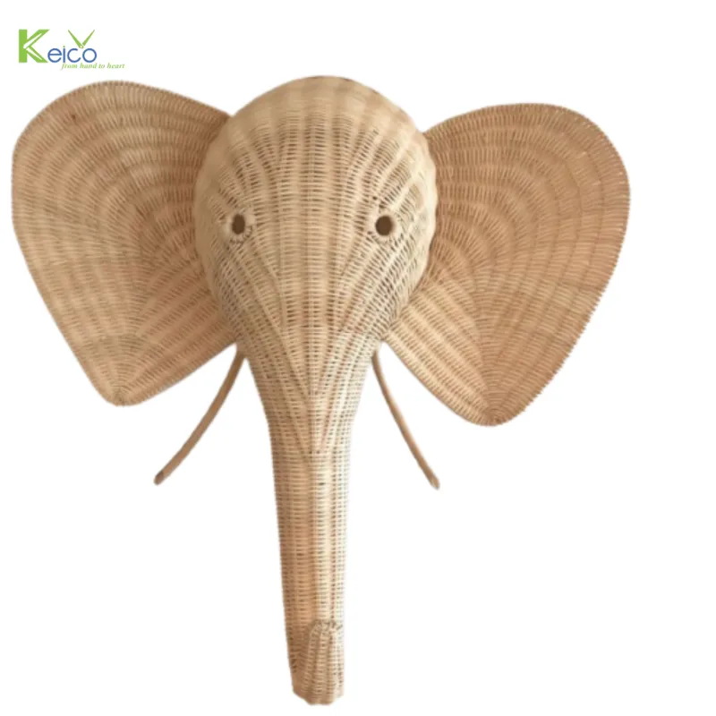 Rattan Export Tierkopf-Wanddekorationen aus Flechtwerk - REX-8423081735