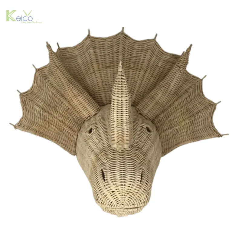 Rattan Export Đầu thú bằng mây tự nhiên trang trí tường - REX-8423081734