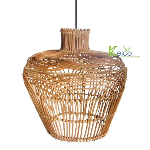 Rattan Export Handwoven natural rattan lampshade for home decor - REX-8423150834