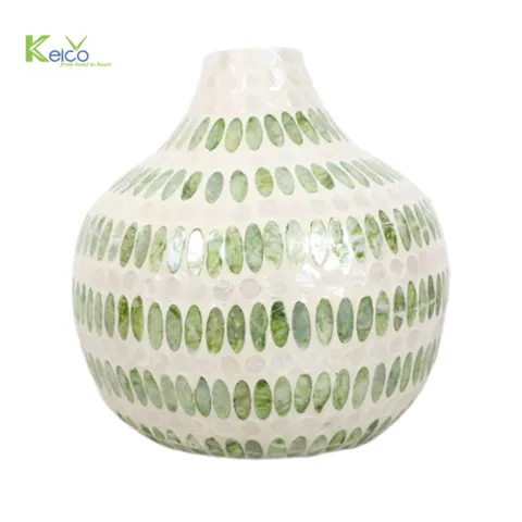 Rattan Export Mosaic Natural Bamboo Vase For Flower - REX-8423110834
