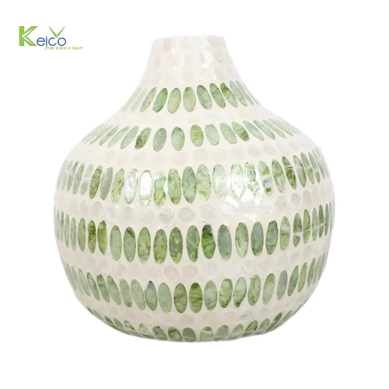 Rattan Export Mosaic Natural Bamboo Vase For Flower - REX-8423110834