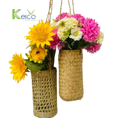 Rattan Export Best selling wall hanging plant pot - REX-8423080736