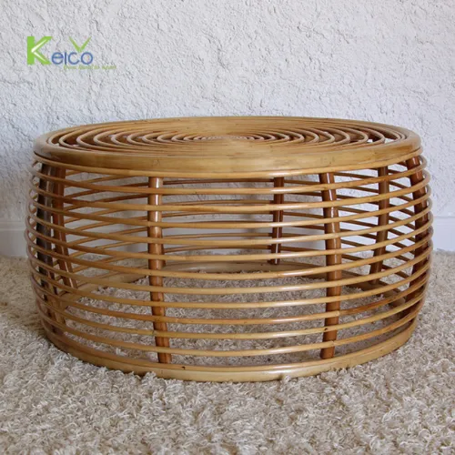 Rattan Export Mesa auxiliar de ratán de nuevo diseño, fabricada en Vietnam - REX-8423081133
