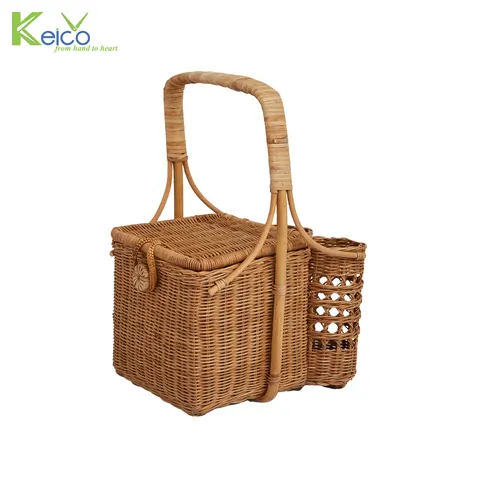 Rattan Export Wicker picnic basket made in Vietnam wholesale - REX-8423072351