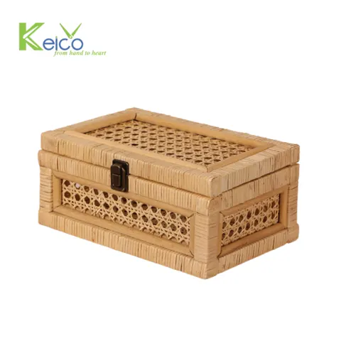 Rattan Export Wholesale natural rattan storage basket made in Vietnam - REX-8423072013