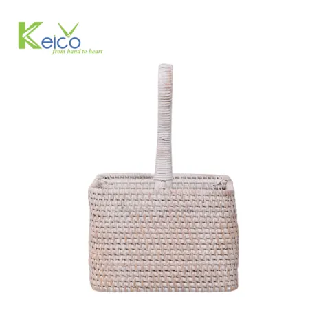 Rattan Export Wholesale white rattan kitchen storage made in Vietnam - REX-8423071916