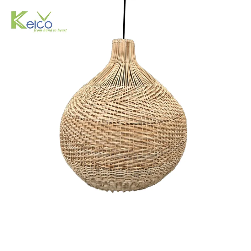 Rattan Export Neue geflochtene Rattan-Pendelleuchte aus umweltfreundlichem Material für den Großhandel - REX-8423071951