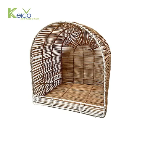 Rattan Export Rattan dog bed, pet house wholesale - REX-8423071780