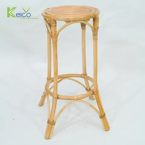 Rattan Export Rattan counter stool high quality made in Vietnam - REX-8423071774