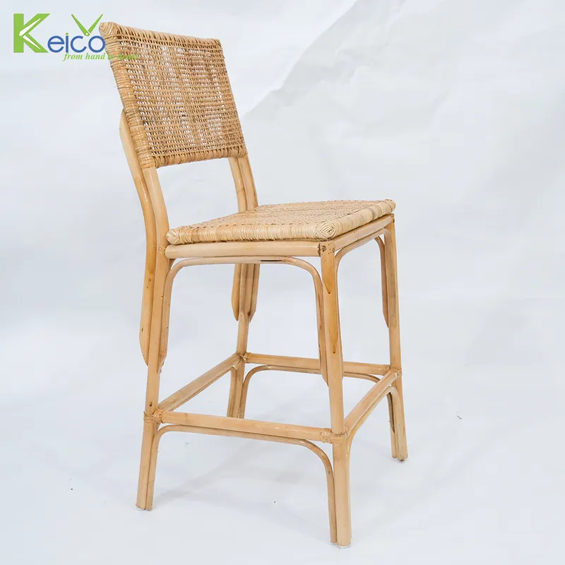 Rattan Export Sgabello bar in rattan vietnamita all'ingrosso - REX-8423071773