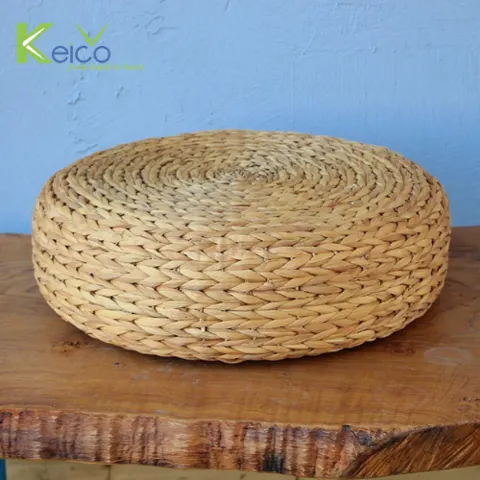 Rattan Export Wholesale rustic straw pouf 50×15 cm made in Vietnam - REX-8423071724