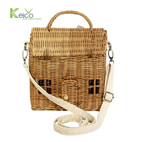 Rattan Export Rattan decorative basket and bag for baby 25x20x10cm made in Vietnam - REX-8423071748