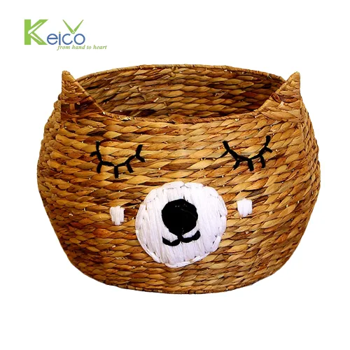 Rattan Export Hochwertiger dekorativer Wasserhyazinthen-Korb 50×38 cm, hergestellt in Vietnam - REX-8423071249