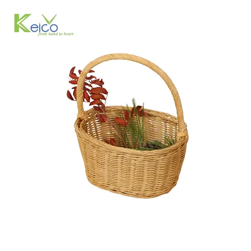 Rattan Export Giỏ trang trí mây chất lượng cao 23,5×16,5xH12/27cm sản xuất tại Việt Nam - REX-8423071242