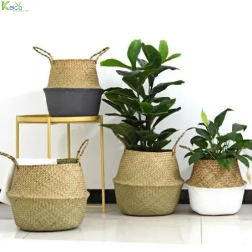 Rattan Export Pflanzenübertopf für Großhändler, hergestellt in Vietnam - REX-84230711003