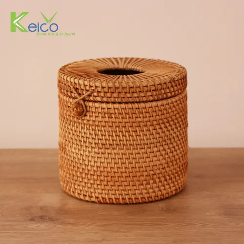 Rattan Export Contenitore cucina in rattan 16×15 cm all'ingrosso, prodotto in Vietnam - REX-8423070826